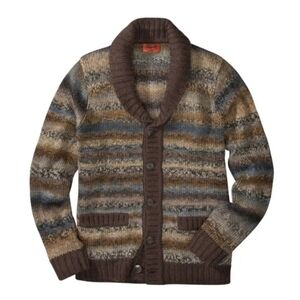 MISSONI For Target Shawl Collar Wool Knit Cardigan Sweater Large